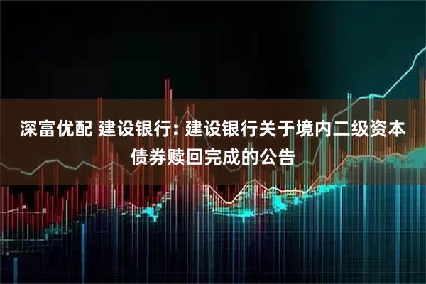 深富优配 建设银行: 建设银行关于境内二级资本债券赎回完成的公告